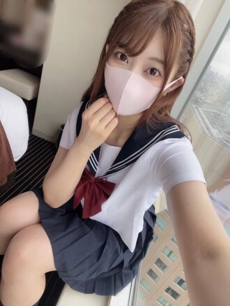 FC2-PPV-4777483 [G-cup beauty] Mai-chan's friend Mei-chan! Her first sailor uniform and her first ever cum swallow!